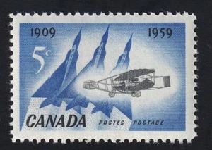 Canada MNH 1959 First Flight in Canada 50th Anniversary, sc#383 - Picture 1 of 1