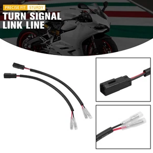 For Ducati 2 Pin Plug Wire Adapters Turn Signal Indicator Bullet Connector Cable - Picture 1 of 10
