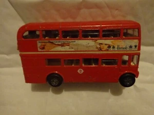 CORGI 1/64 'LONDON HARRODS' #30 MARBLE ARCH D/DECK AEC ROUTEMASTER BUS - Picture 1 of 2