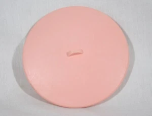 RARE! VINTAGE LITTLE TIKKES PRETEND PLAY PLASTIC PINK LID FOR POT / PAN 5 3/8"  - Picture 1 of 5