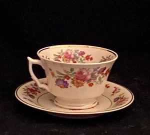 Syracuse Old Ivory Sharon Teacup Cup & Saucer Set (s) USA made - Picture 1 of 2