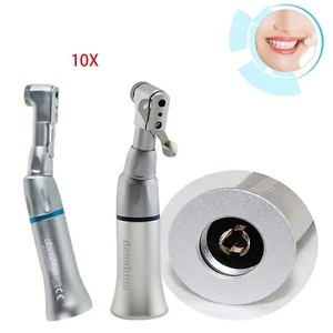 Denshine 10* Dentist Lab Slow Low Speed Handpiece Contra Angle Latch Bur US - Picture 1 of 17