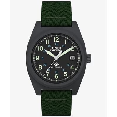 Reloj Automático Timex Expedition 39mm Hombre Verde Negro Acero Inoxidable Foto 1 de 4