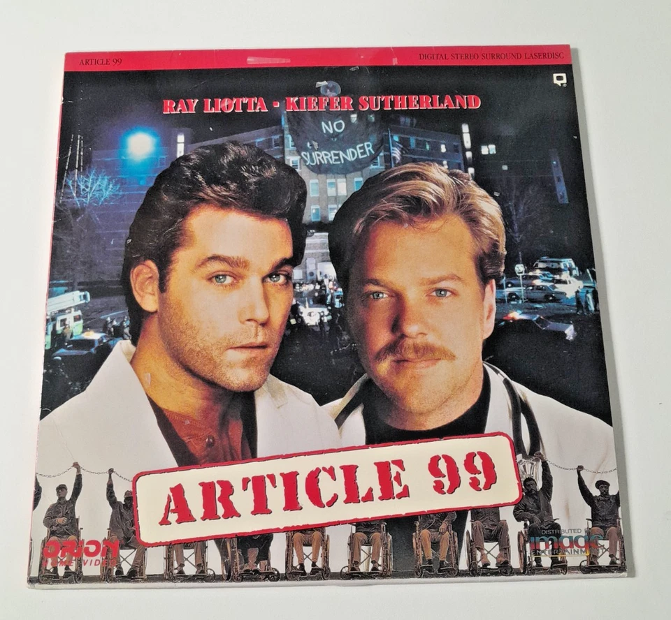 'Article 99' LaserDisc (LD) Ray Liotta Keifer Sutherland Lea Thompson - Image 1 of 1