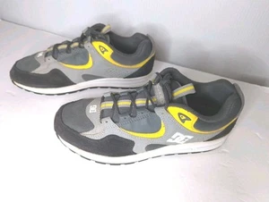 Rare DC Kalis Lite Limited Edition Skate Shoes Black Yellow Sneakers Mens 8 Gray - Picture 1 of 9