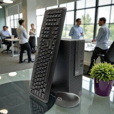 Dell 3060 SFF Intel 6-Core i5 8th Gen. 32GB 512GB NVMe SSD WiFi Windows 11 Pro - Image 1 of 4