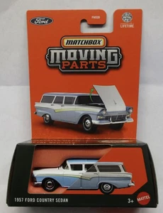 2025 MATCHBOX MOVING PARTS * H CASE * 1957 FORD COUNTRY LIMOUSINE BLAU & WEISS  - Bild 1 von 2