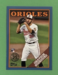 2023 Topps Update Series 1988 Topps Blue #88US-48 GRAYSON RODRIGUEZ RC - Picture 1 of 2