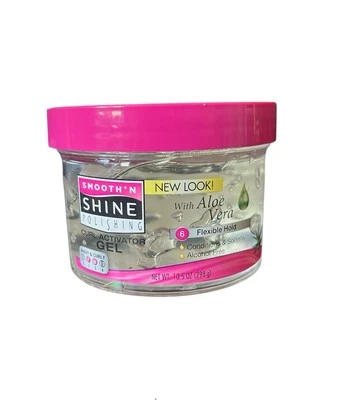 Gel activador de rizos pulido Smooth N Shine con aloe vera, 10,5 OZ (1 nuevo) Foto 1 de 2