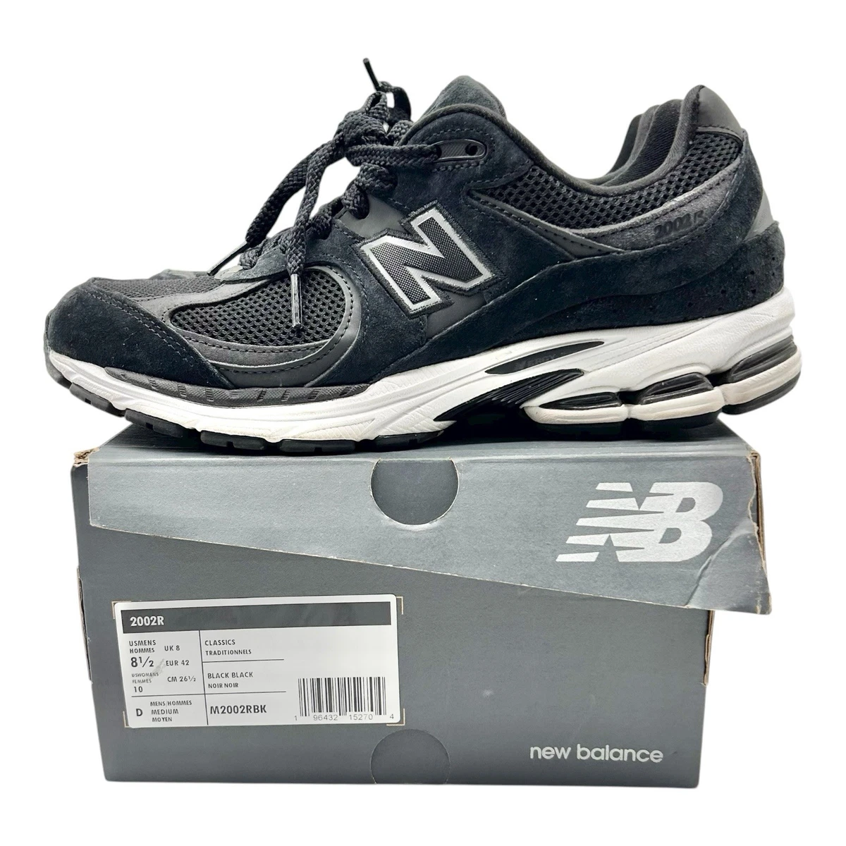New Balance 2002R Black Gunmetal | eBay