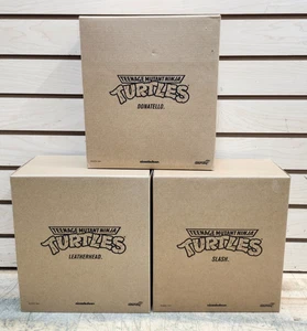 SET BESTEHEND AUS 3 TMNT Super7 Teenage Mutant Ninja Turtles - DONATELLO, SLASH, LEATHERHEAD - Bild 1 von 8