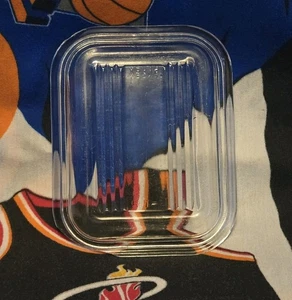 Tapa de plato de refrigerador Pyrex vintage 501-C tapa de repuesto transparente solamente - tiene astilla - Imagen 1 de 10