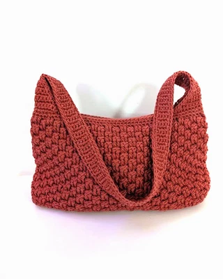Bolso de hombro hobo de ganchillo rosa salmón The Sak para mujer Foto 1 de 4