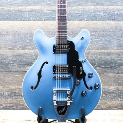 Guild Starfire I DC Pelham Blue Double-Cutaway Semi-Hollow Electric Guitar - Image 1 of 4