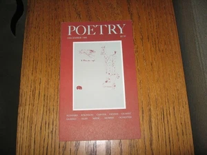 1985 Poetry (Chicago) December Ray Carver, Marilyn Hacker, Sandra Gilbert, Etc. - Picture 1 of 2