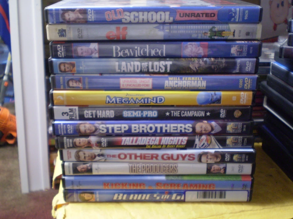 (16) Will Ferrell Comedy DVD Lot: Elf Old School Land of the Lost Anchorman MORE - Image 1 of 1