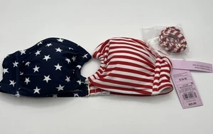 Wild Fable American Flag Women’s Bikini Top Size S(4-6) - Picture 1 of 8