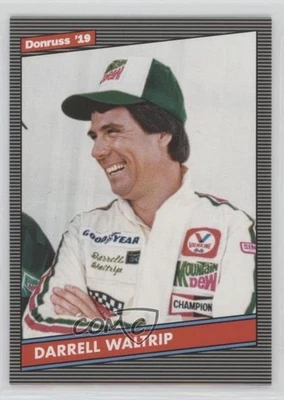 2019 Panini Donruss NASCAR Retro 1986 Silver Darrell Waltrip #158 HOF - Image 1 of 2