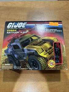 GI Joe 1998 Cobra Rattler vehículo Jeep 4x4 con Vypra Kenner Hasbro sin usar, en caja sellada - Imagen 1 de 2