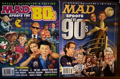 Mad Magazine Bundle. Spoofing the 80s AND Spoofing the 90s. NEW - Never Read - Image 1 of 4