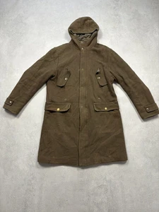 Miu Miu 1998 AW Archive Hooded Wool Coat Italy 90s Mans Size 52 - Picture 1 of 24