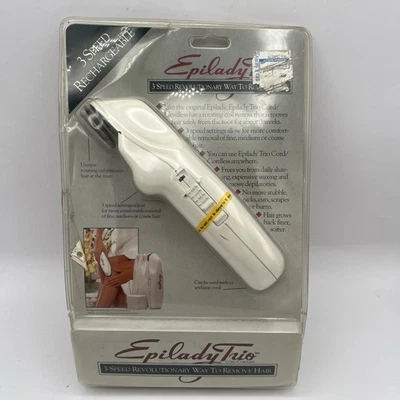 Depilación De Colección Epilady Trio 3 Velocidades Inalámbrico Recargable Nuevo Sellado Foto 1 de 4