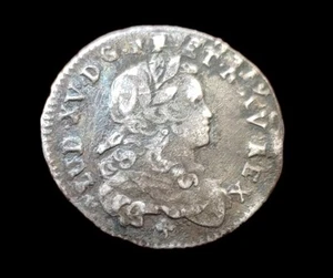 1/12 Ecu De France - 1722 H - La Rochelle, Rare - Picture 1 of 2