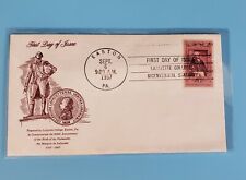 1957 Lafayette College 200th First Day of Issue Stamp Envelope - FDC - Freemason