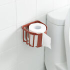 Red Toilet Paper Holder Wall Mounted Toilet Paper Basket Heavy Duty Bathroom BG