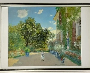 Claude Monet Postcard Of The Painting 'Artist's House at Argenteuil 'Chicago - Picture 1 of 17