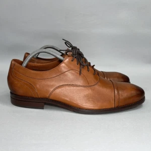 Cole Haan Men's Size 11 Sawyer Grand OS British Tan Leahter Captoe Oxford - Picture 1 of 15