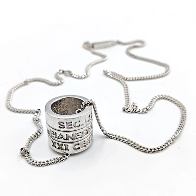 Collar Colgante Franco Pianegonda Italia Plata de Ley 925 Siglo XXI 20" Foto 1 de 4