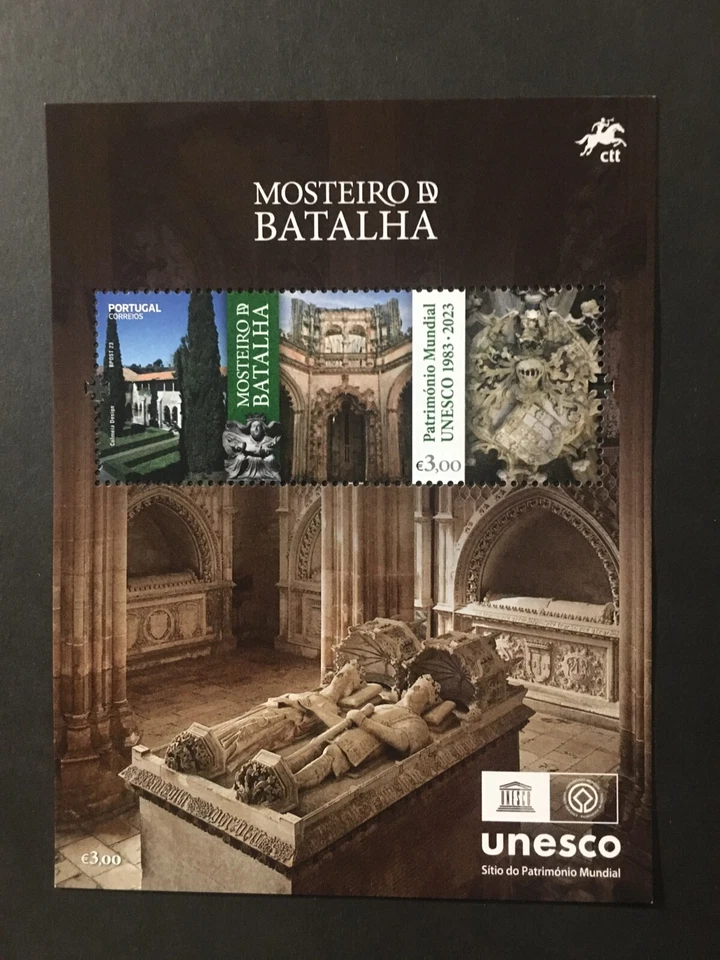 Portugal 2023 - Batalha Monastery, UNESCO Heritage S/S MNH - Image 1 of 1