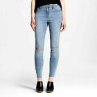Womens Mossimo High Rise Distressed Denim Jeggings Jeans Sz 18 NWOT D137