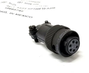 ITT Cannon KPT06F10-6SA206 ~ 6 Position Circular Connector Plug Female ~ NEW - Picture 1 of 3
