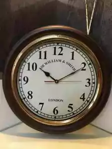 16"Inch London Sir William& Smith Wall Clock Handmade Wooden Historical gift - Picture 1 of 1