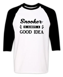 Camiseta Jugador de Snooker Piscina Billar Jugador Regalo Camiseta Para Hombres - Imagen 1 de 2