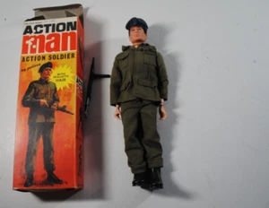 ACTION MAN PALITOY GI JOE 1970 " COPPA MANI SOLDATO " FIGURA SCATOLA LUMINOSA ! - Foto 1 di 6