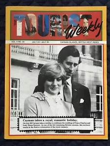 Tourist Weekly Vol. 4 NO. 20 1981 Cayman Islands Princess Diana - Imagen 1 de 10