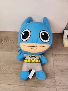 Justice League DC Comics Ble Gray Big Head Batman Plush Stuffed Toy 12"Tall - Picture 1 of 2