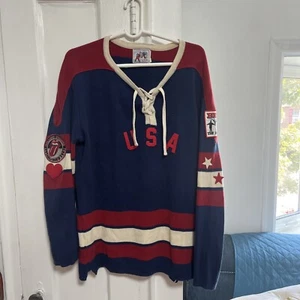 Vintage T. Dalton 1980 Miracle Lake Placid USA Sweatshirt - Picture 1 of 10
