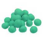 Wool Felt Ball Beads Woolen Fabric 2cm 20mm Green for Home Crafts 20Pcs