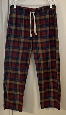 Columbia Pijama Pantalones Hombre Grande Cuadros Suave Polar Pull On Salón Cómodo Foto 1 de 4