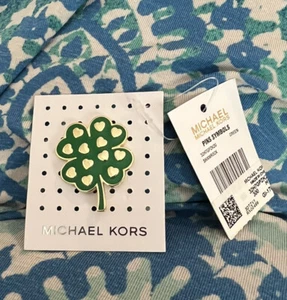 NWT Michael Kors Shamrock Pin - Picture 1 of 4