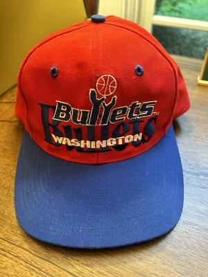 Washington Bullets NBA The Game 90s Snapback Cap Hat Limited Edition Red - Image 1 of 4