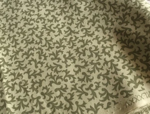 Vintage Laura Ashley Cotton Fabric Remnant Patchwork Firenze Sage/ Olive Green - Picture 1 of 1