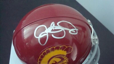 JACK DEL RIO AUTOGRAPHED USC TROJANS Mini Helmet SIGNED  - Image 1 of 3