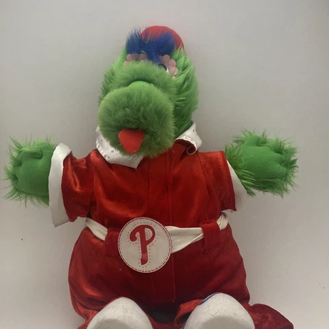 Philadelphia Phillies Phanatic Build A Bear with Red Jumpsuit Cover