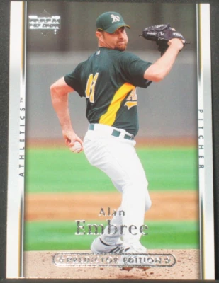 Alan Embree 2007 Upper Deck Predictor Edition Silver Parallel #854 Athletics A's - Image 1 of 2