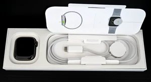 Apple Watch Series 9; 41mm - Midnight Strap With bonus Light Pink Strap - Picture 1 of 11